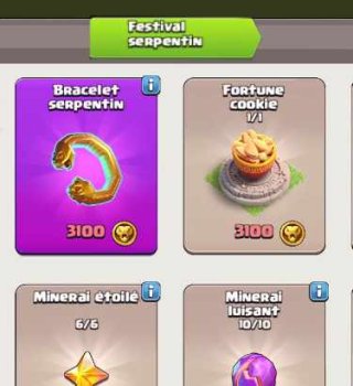 Image Gifts Shop Event Snake Festival Clash of Clans
