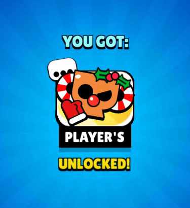 Image Código QR de Regalo Reacción de Pan de Jengibre en Brawl Stars