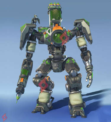 Image Traje Legendario Bastion Tóxico Gratis en Overwatch 2